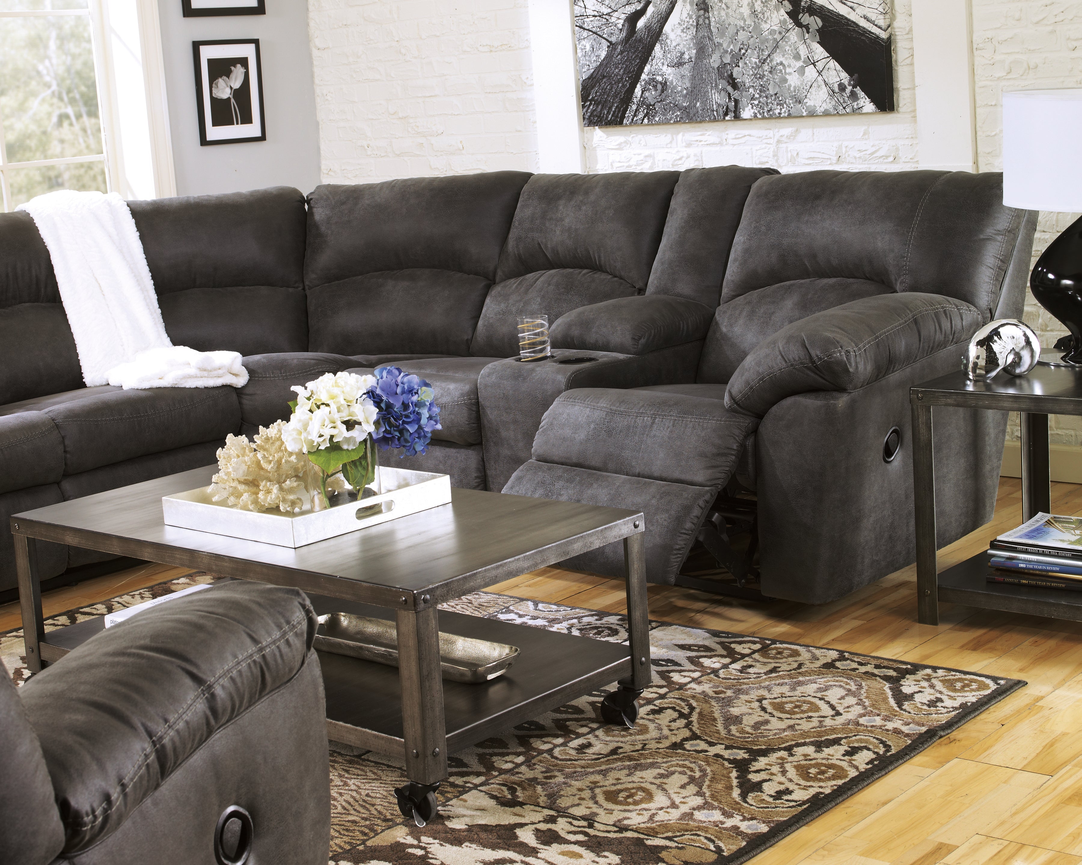 Furniture City Laplace - Ashley Furniture - Tambo Sectionals - 2-Piece Reclining Sectional - 27801S1