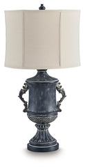 Morvanford - Poly Table Lamp - Antique Black