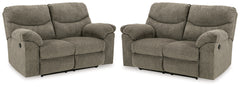 Furniture City Laplace - Ashley Furniture - Alphons Set of 2 Reclining Loveseats - Set of 2 Reclining Loveseats - 28201U4