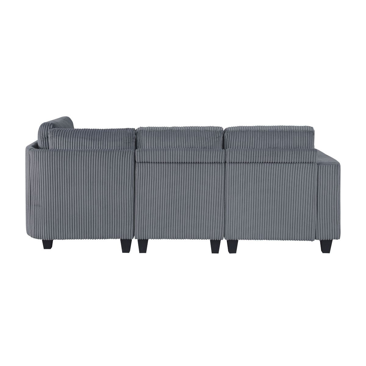 Walterboro - Sectional With Storage, Storage Pouches And Charging Ports