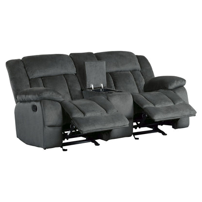 Laurelton - Double Glider Reclining Loveseat With Center Console