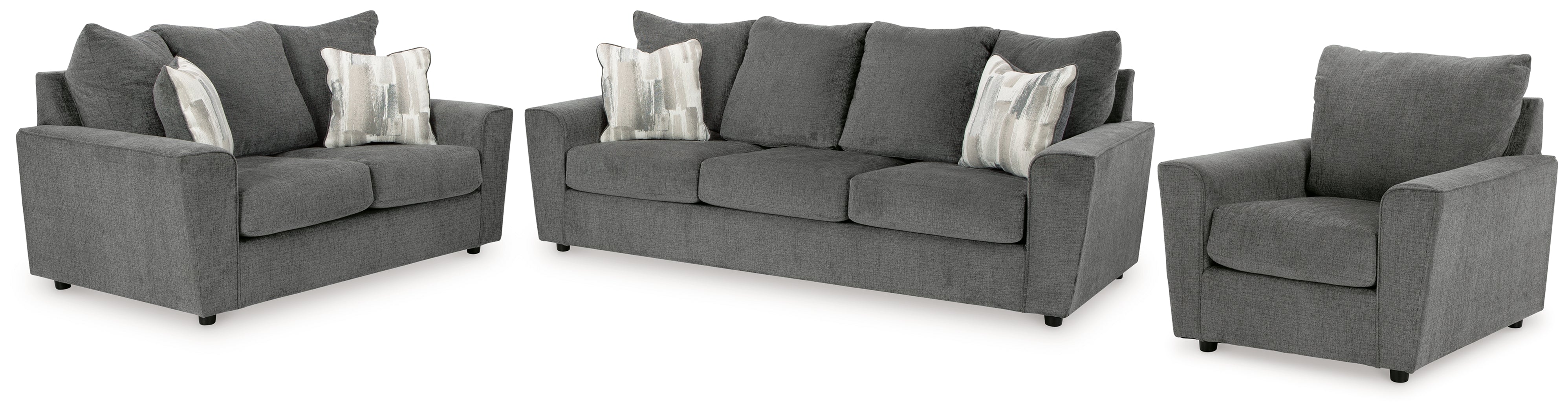 Furniture City Laplace - Ashley Furniture - Stairatt Sofa, Loveseat and Chair - Sofa, Loveseat and Chair - 28502U5
