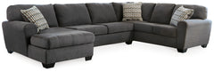 Furniture City Laplace - Ashley Furniture - Ambee Sectionals - RAF 3-Piece Sectional with Chaise / Slate - 28620S1