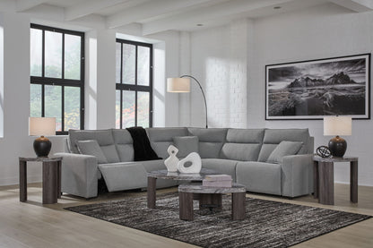 Modmax II - Reclining Sectional - Salt And Pepper