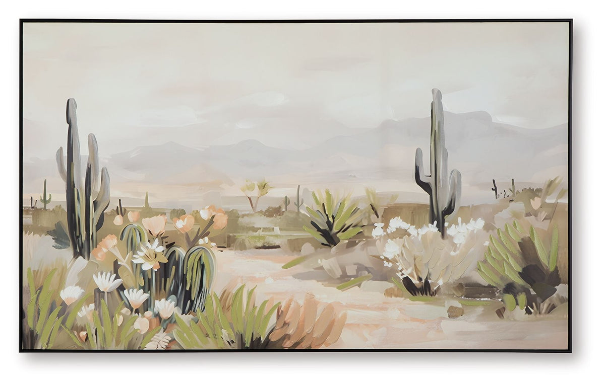 Sidworth - Wall Art - Green / Beige / Gray