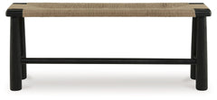 Acerman - Accent Bench - Black / Natural
