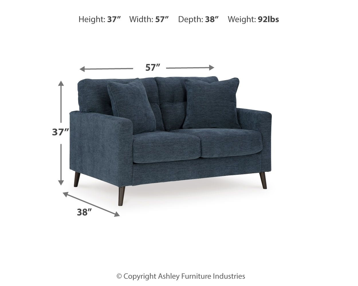 Bixler - Loveseat