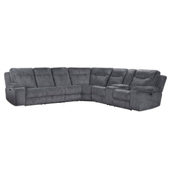 Teddy - 3 Piece Power Sectional - Gray