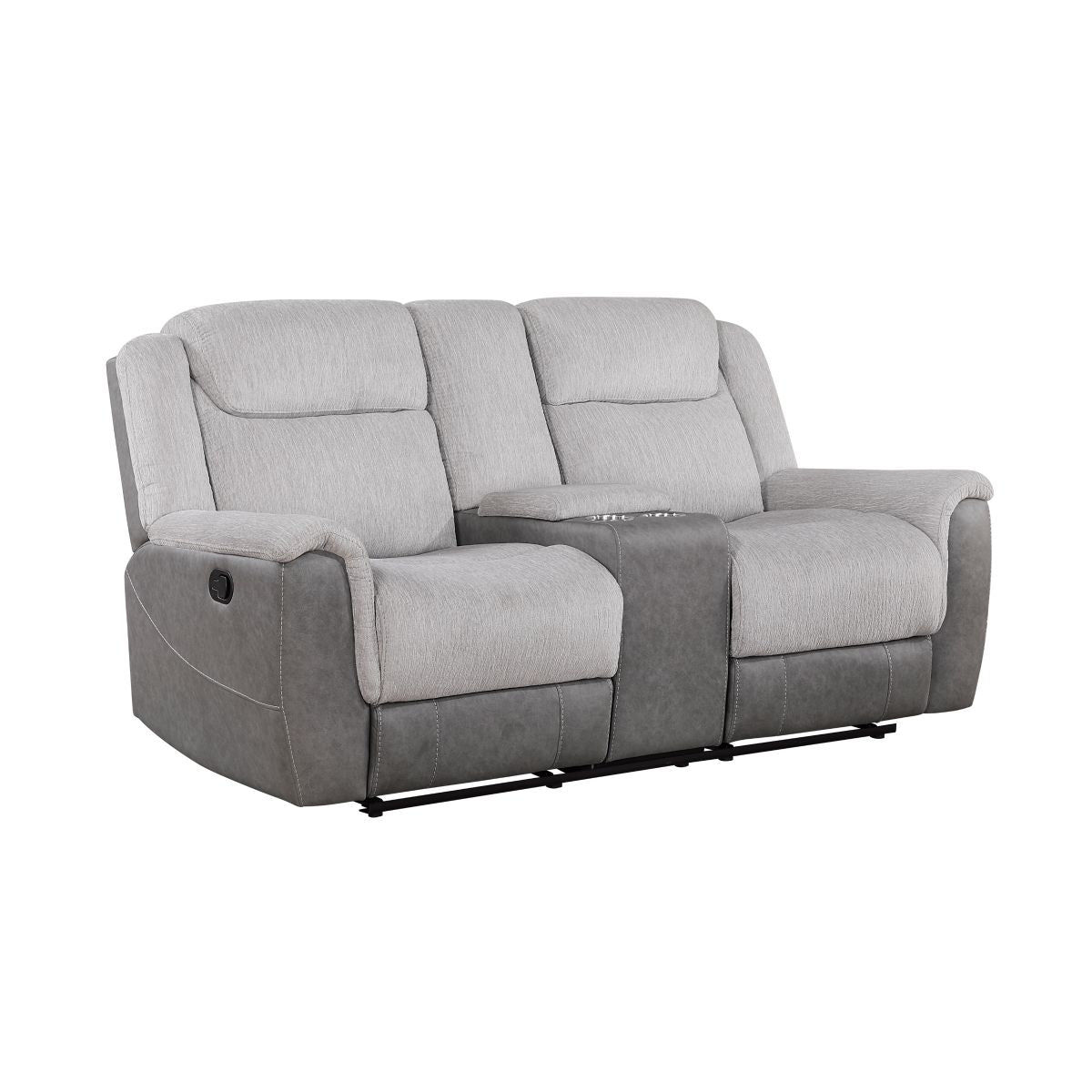 Harriette - Double Reclining Loveseat With Center Console