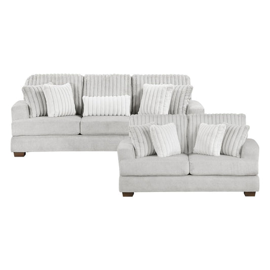 Santiago - Sofa & Loveseat - Gray