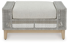 Seton Creek - Ottoman With Cushion - Gray