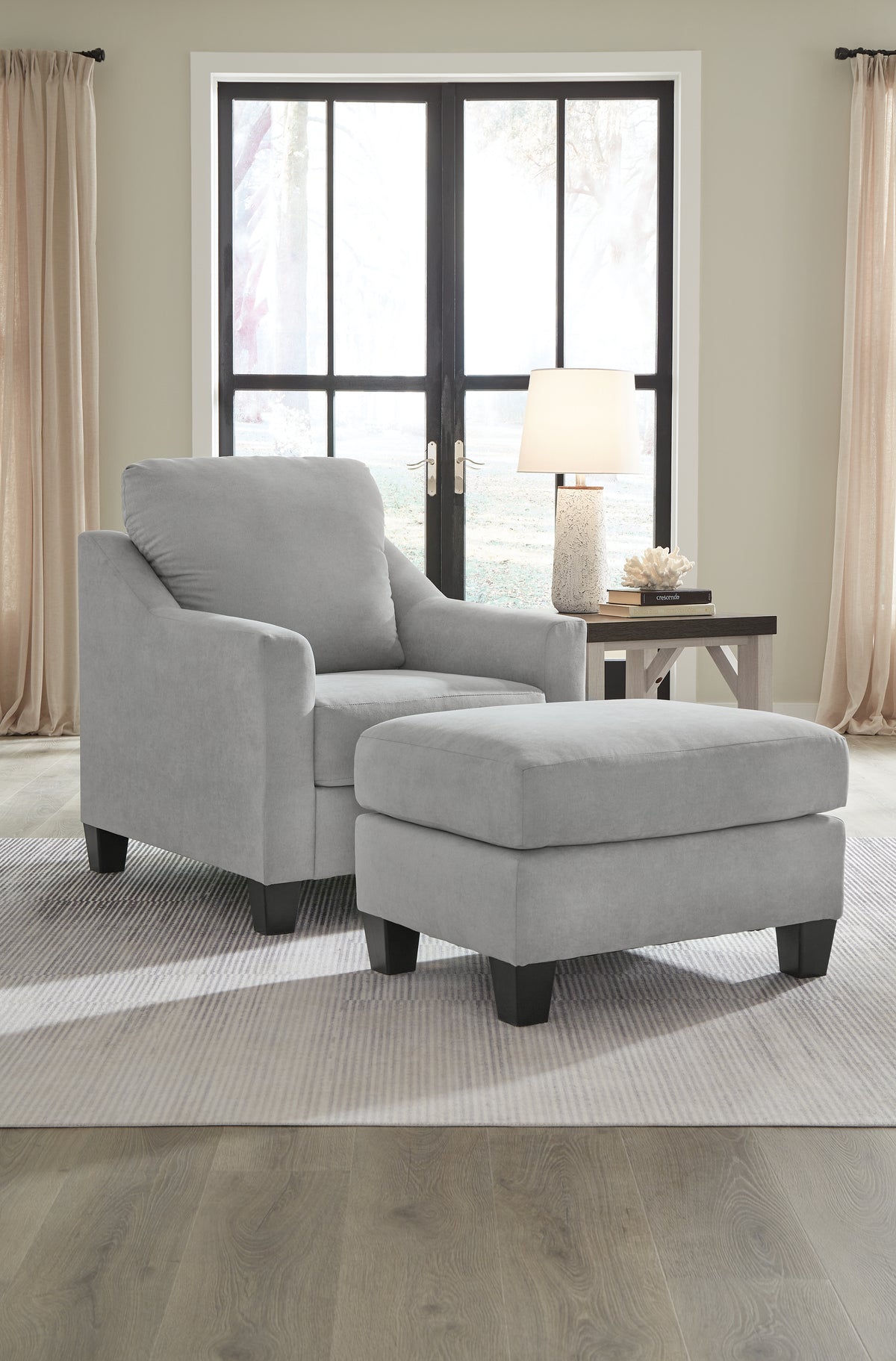 Furniture City Laplace - Ashley Furniture - Adlai Chair and Ottoman - Chair and Ottoman - 30103U1