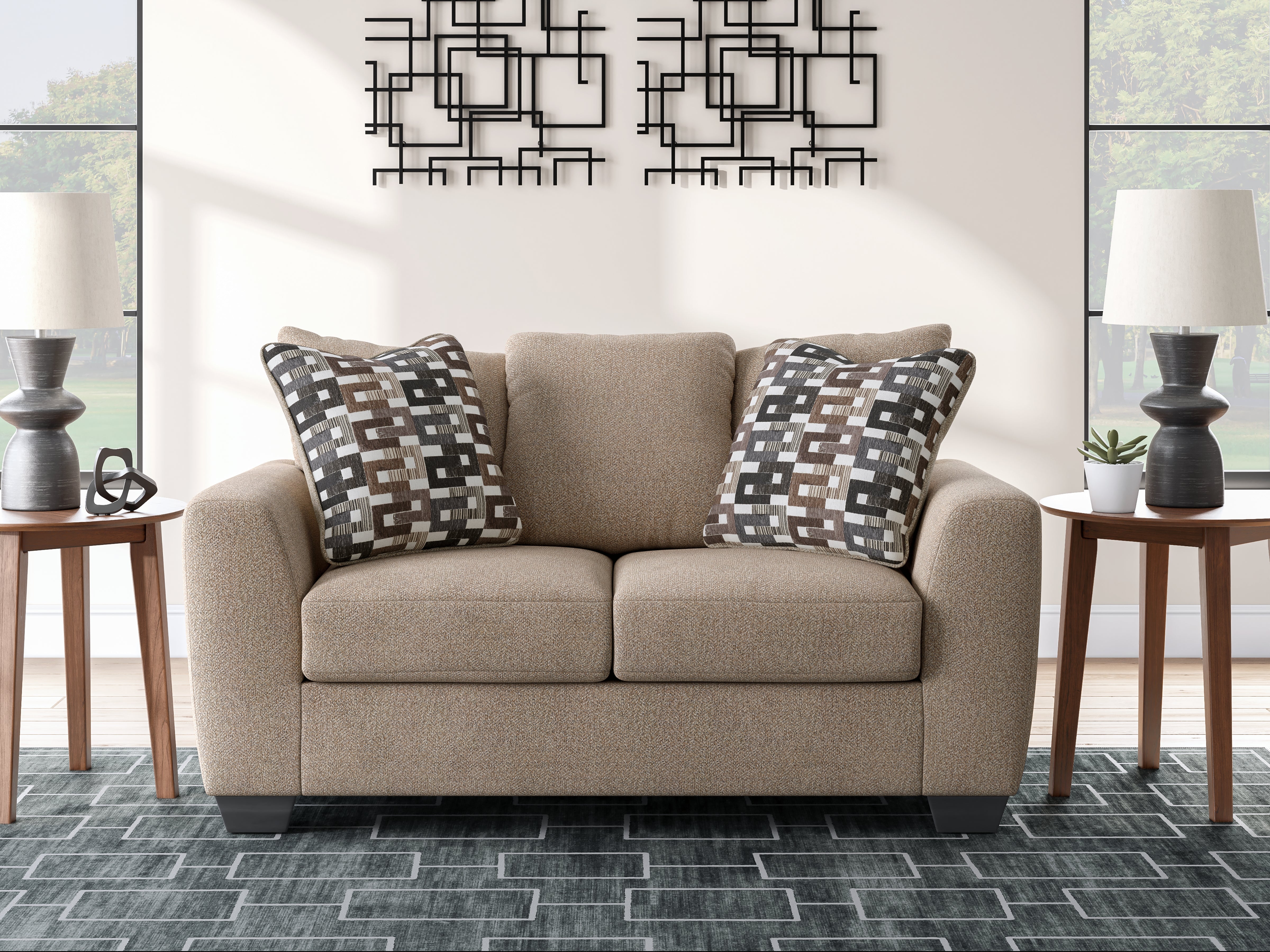 Furniture City Laplace - Ashley Furniture - Triston-Peaks Loveseat - Loveseat - 3020435