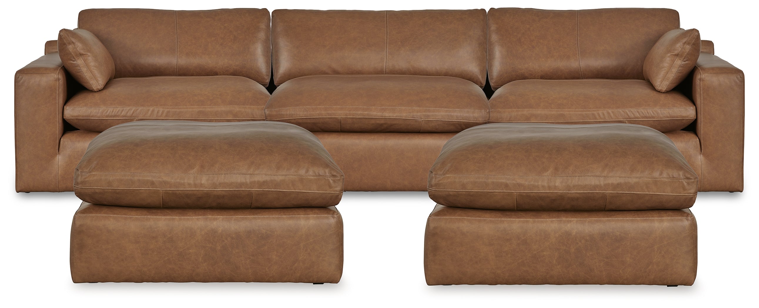 Furniture City Laplace - Ashley Furniture - Emilia 3-Piece Sectional and 2 Ottomans - 3-Piece Sectional and 2 Ottomans - 30901U2