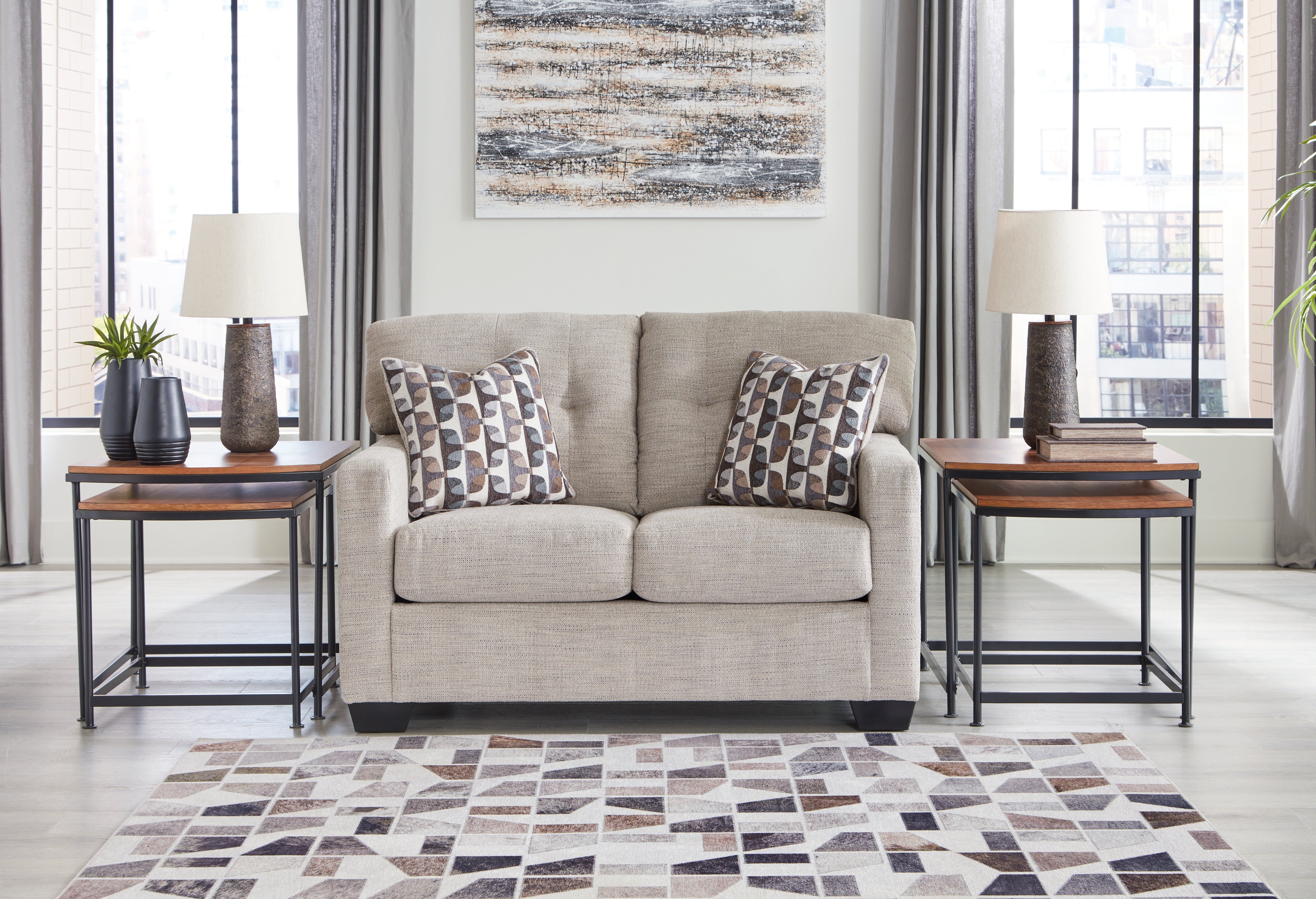 Furniture City Laplace - Ashley Furniture - MahoneyLiving Room - Loveseat - 3100435