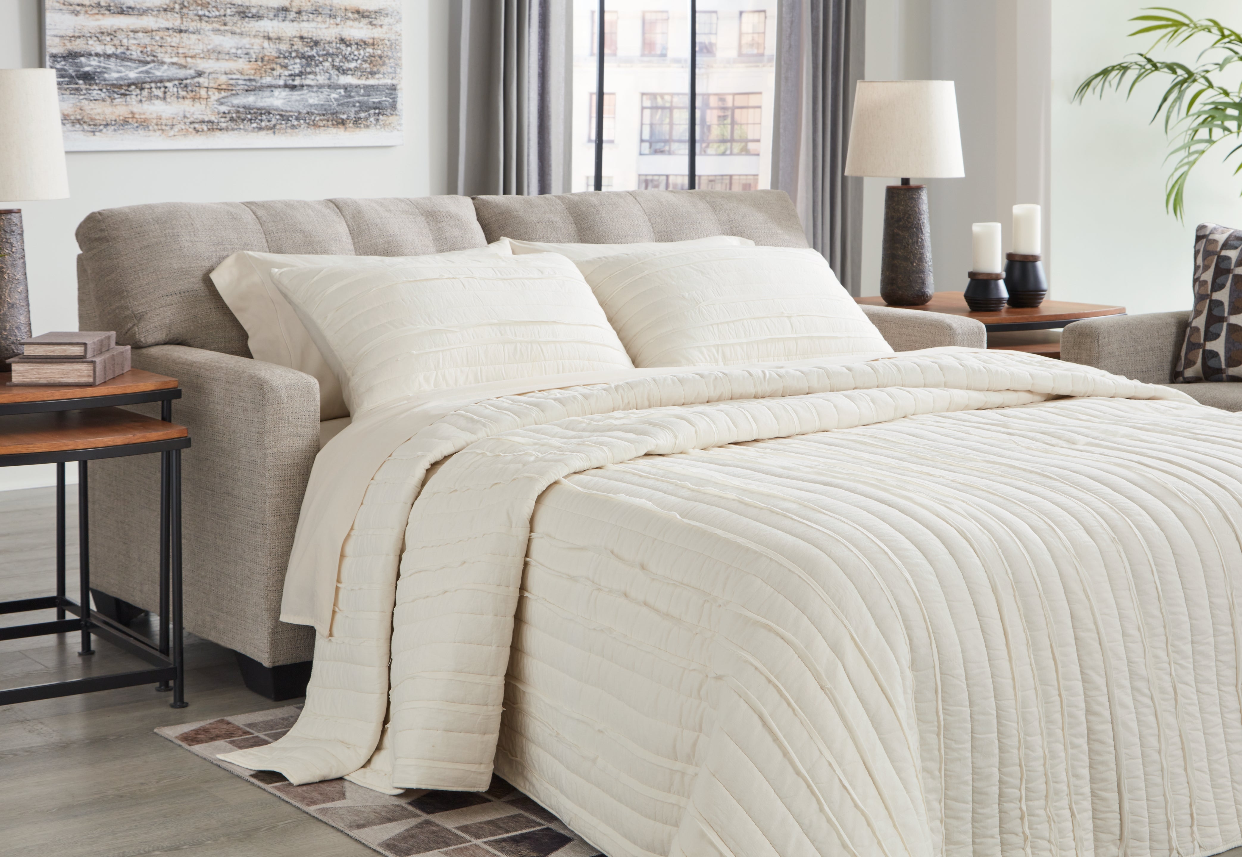 Furniture City Laplace - Ashley Furniture - MahoneyLiving Room - Full Sofa Sleeper - 3100436
