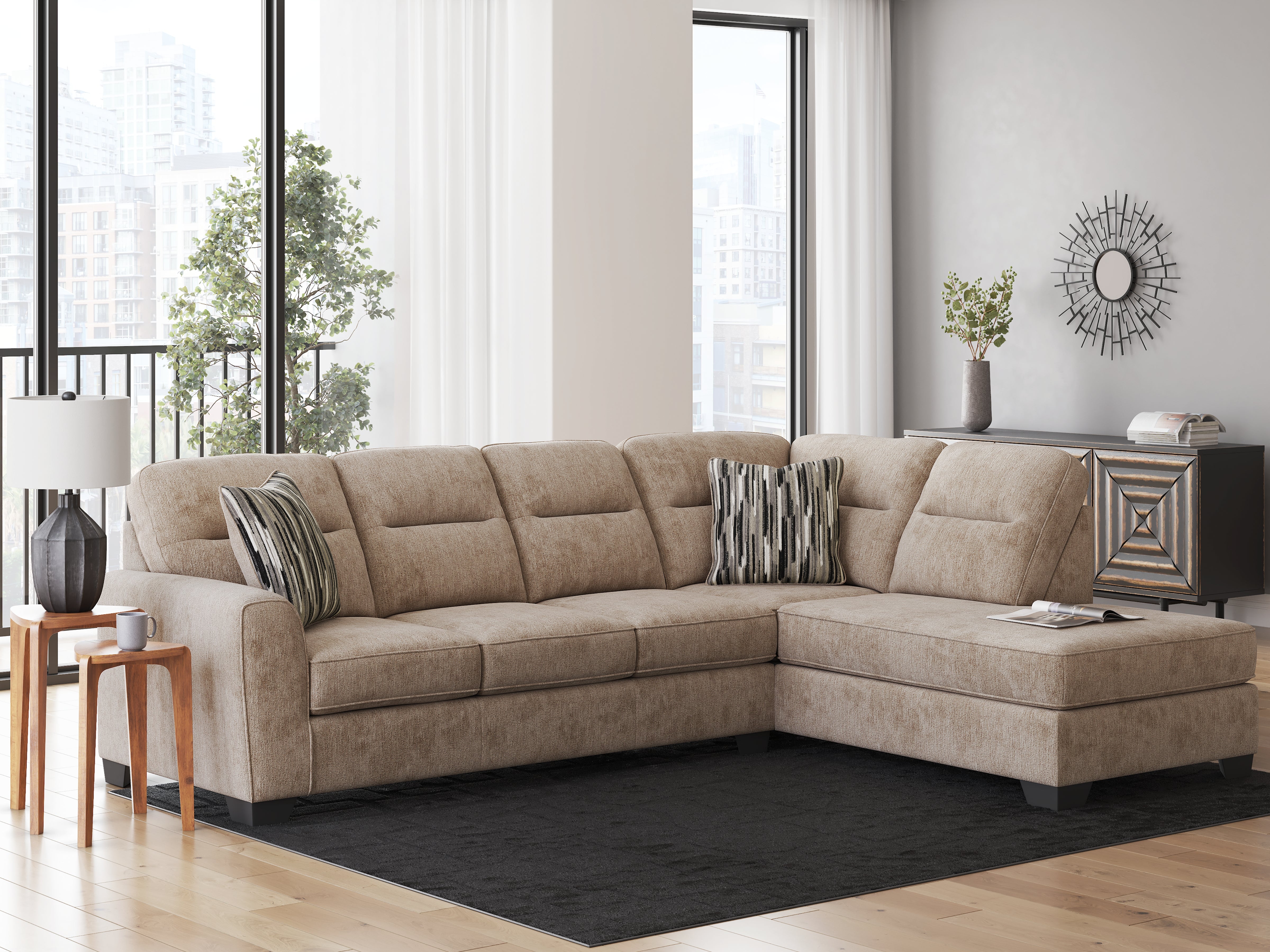 Furniture City Laplace - Ashley Furniture - Olten Sectionals - LAF 2-Piece Sectional with Chaise - 31304S2