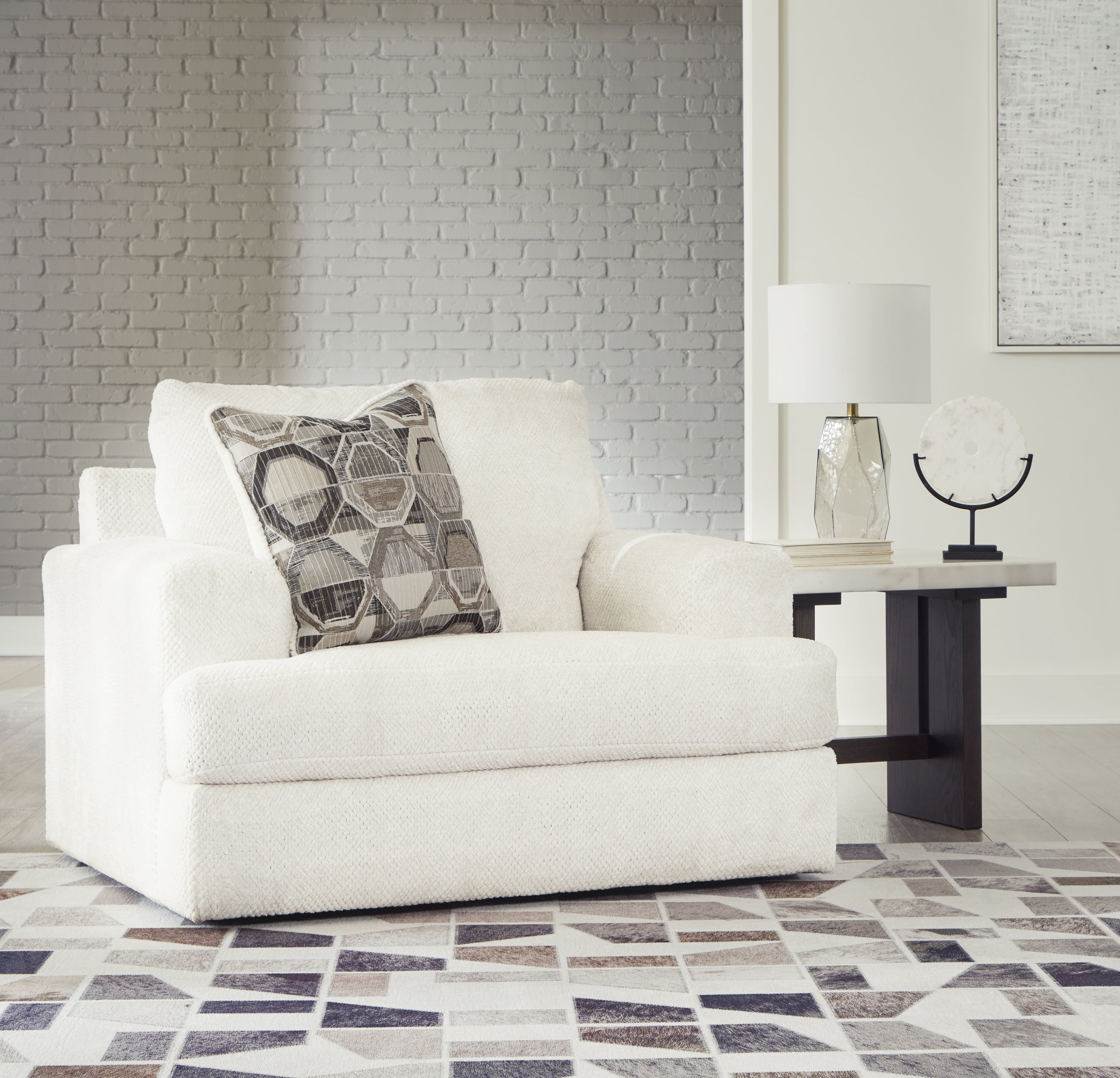 Furniture City Laplace - Ashley Furniture - KarinneLiving Room - Chair and a Half / Linen - 3140323