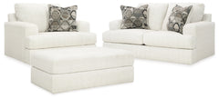 Furniture City Laplace - Ashley Furniture - Karinne Loveseat, Oversized Chair and Accent Ottoman - Loveseat, Oversized Chair and Accent Ottoman - 31403U5