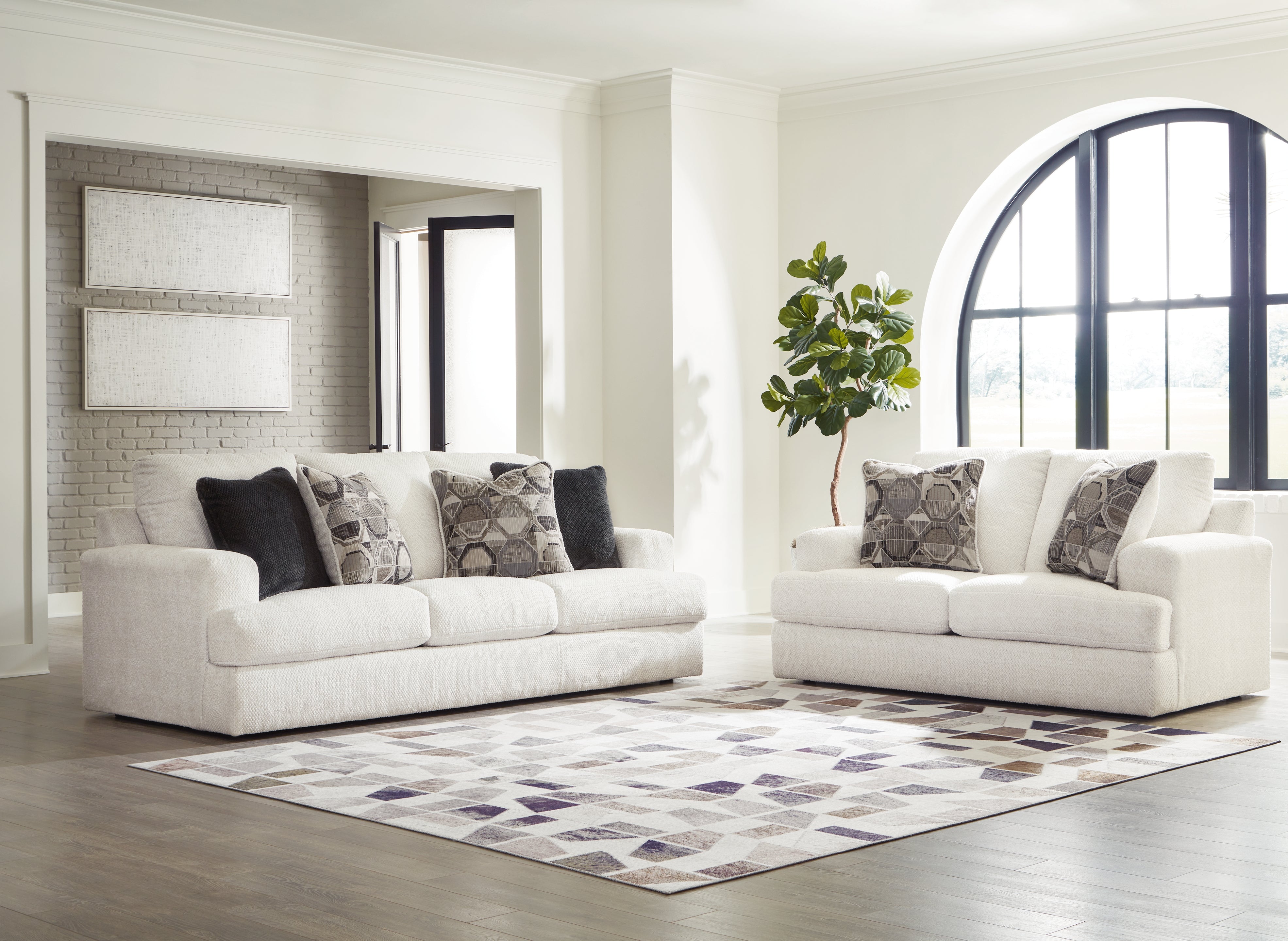 Furniture City Laplace - Ashley Furniture - Karinne Sofa and Loveseat - Sofa and Loveseat - 31403U1