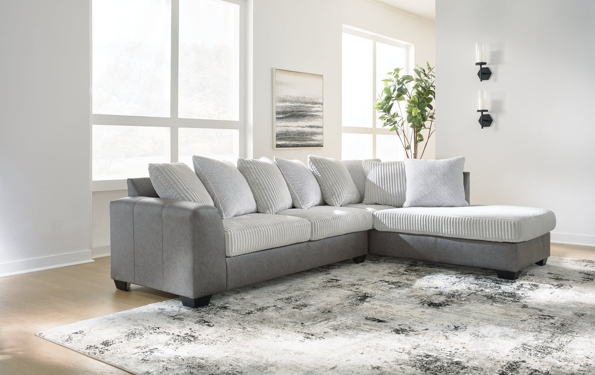 Furniture City Laplace - Ashley Furniture - Clairette Court 2-Piece Sectional with Chaise - LAF 2-Piece Sectional with Chaise - 31503S2