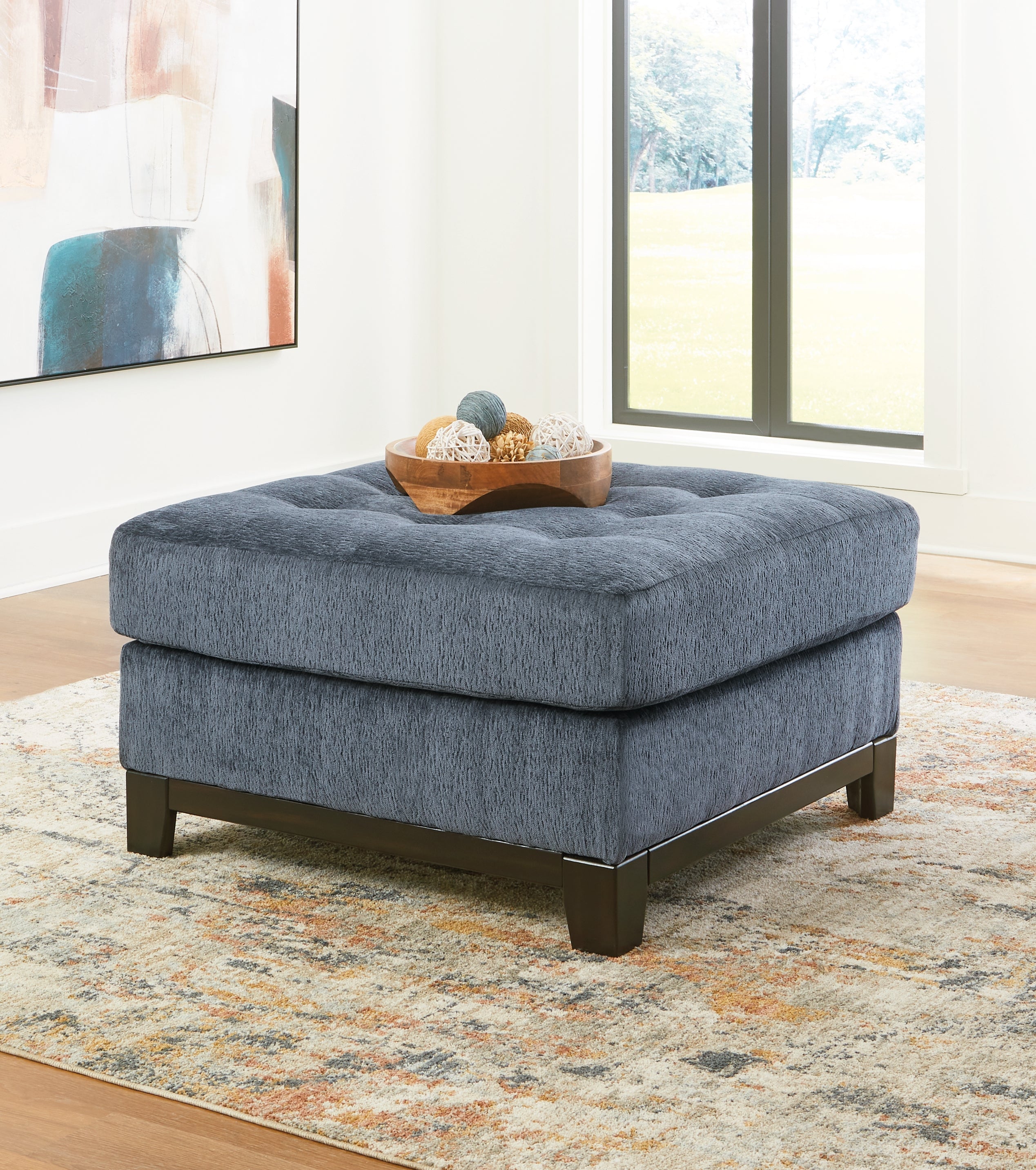 Furniture City Laplace - Ashley Furniture - Maxon Place Oversized Accent Ottoman - Oversized Accent Ottoman / Navy - 3300308