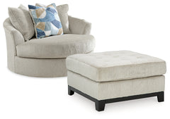 Furniture City Laplace - Ashley Furniture - Maxon Place Oversized Chair and Ottoman - Oversized Chair and Ottoman - 33004U1