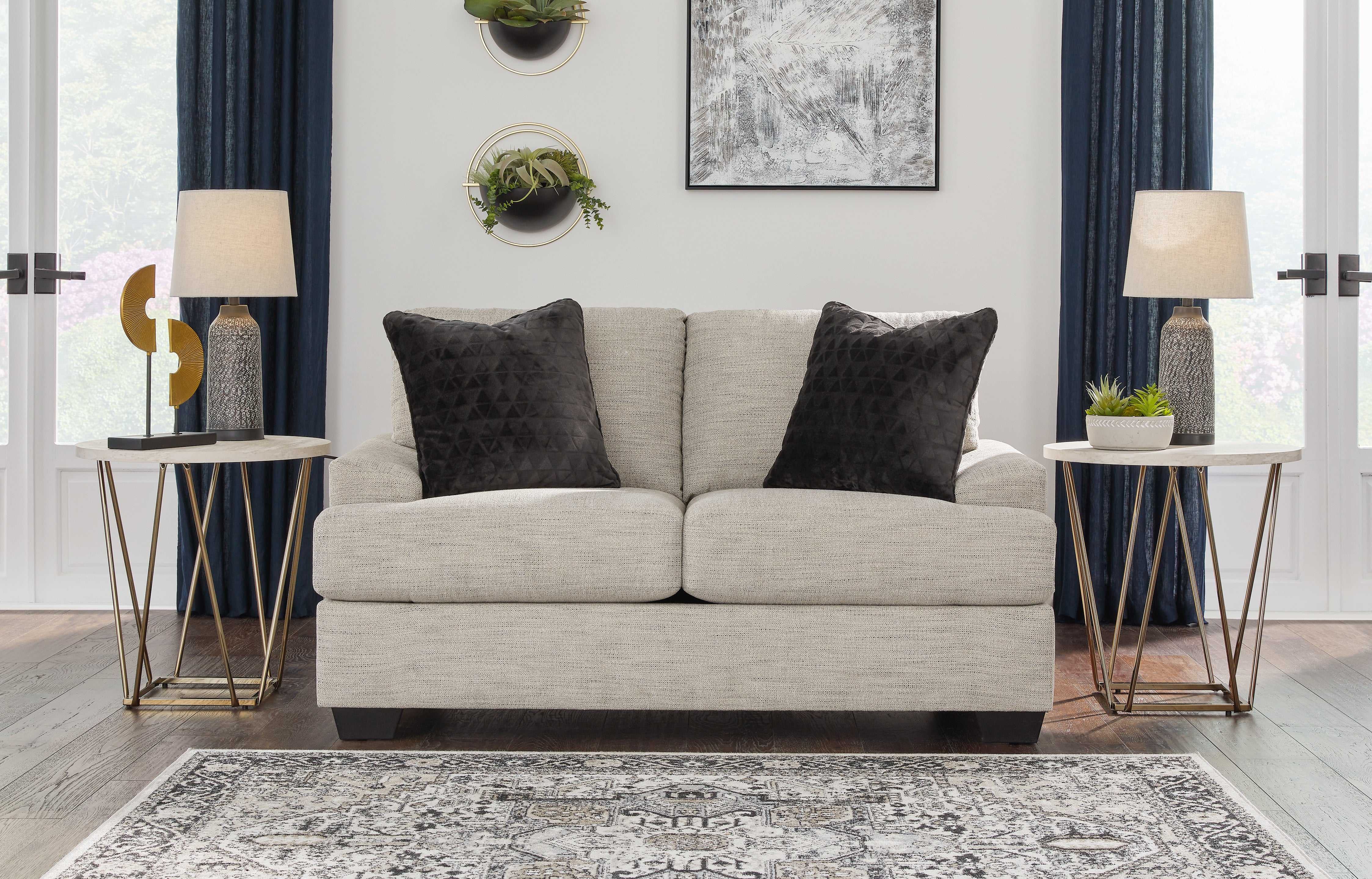 Furniture City Laplace - Ashley Furniture - VaydaLiving Room - Loveseat / Pebble - 3310435
