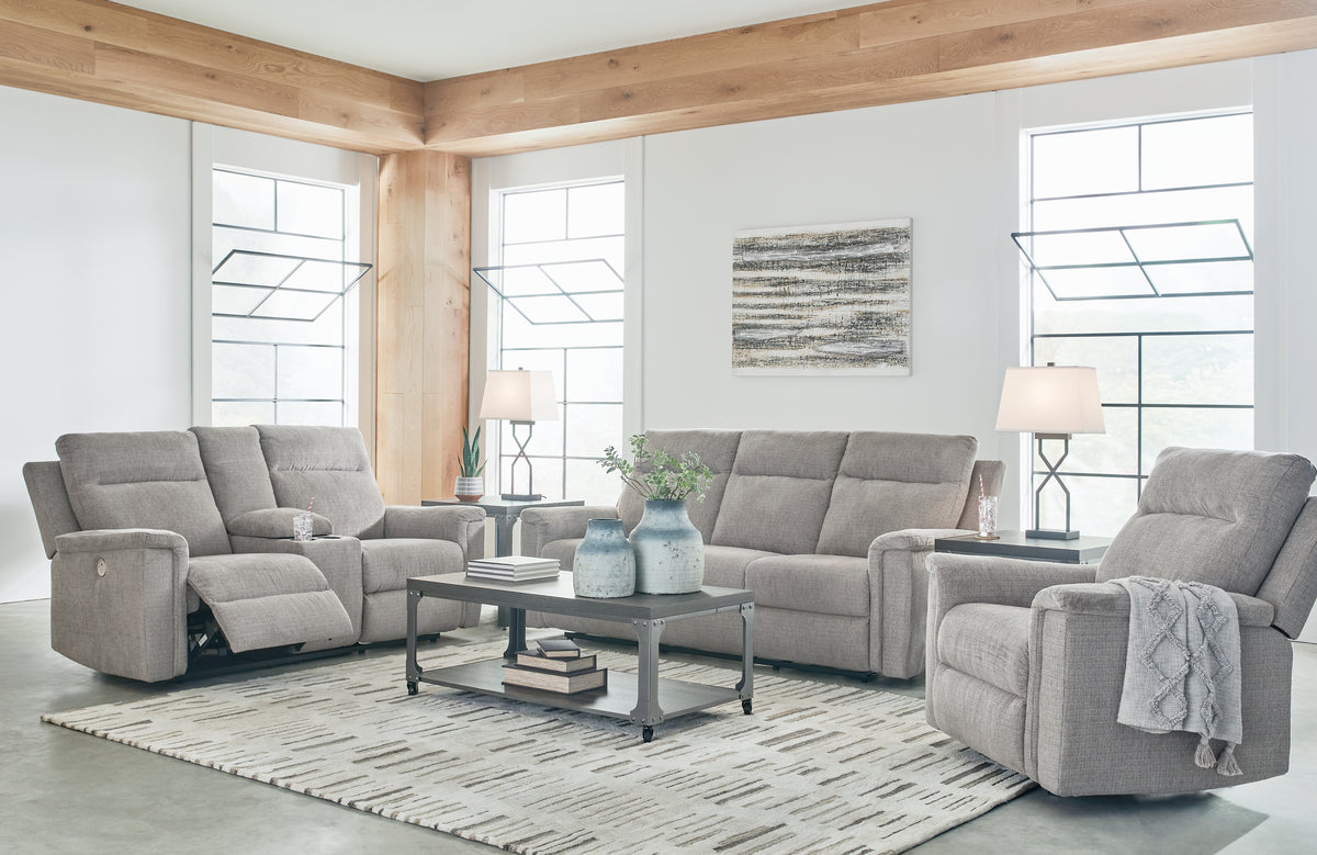 Furniture City Laplace - Ashley Furniture - Barnsana Power Reclining Sofa, Loveseat and Recliner - Power Reclining Sofa, Loveseat and Recliner - 33201U2