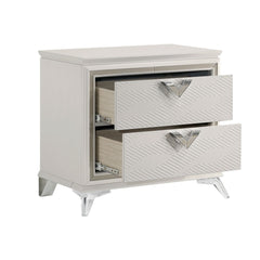Audra - Nightstand - Gold / Silver / Champagne