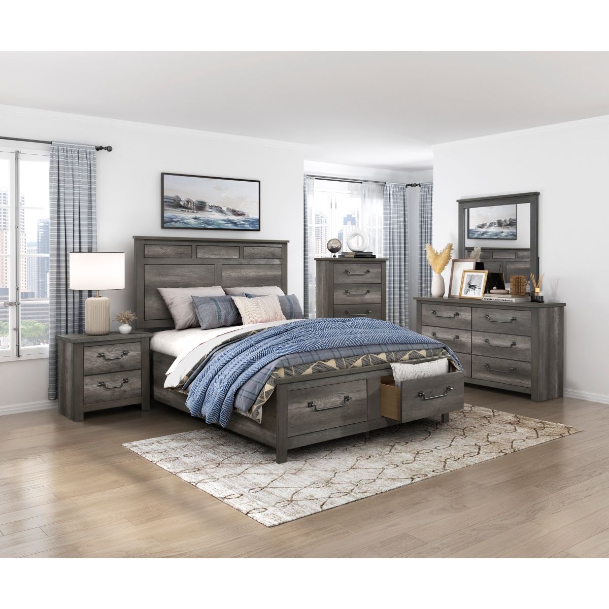 Lenior - Dresser - Gray