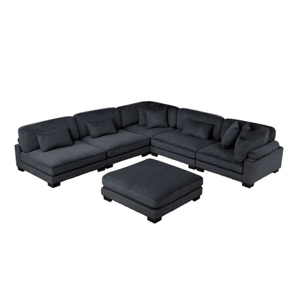 Traverse - Sectional With Ottoman