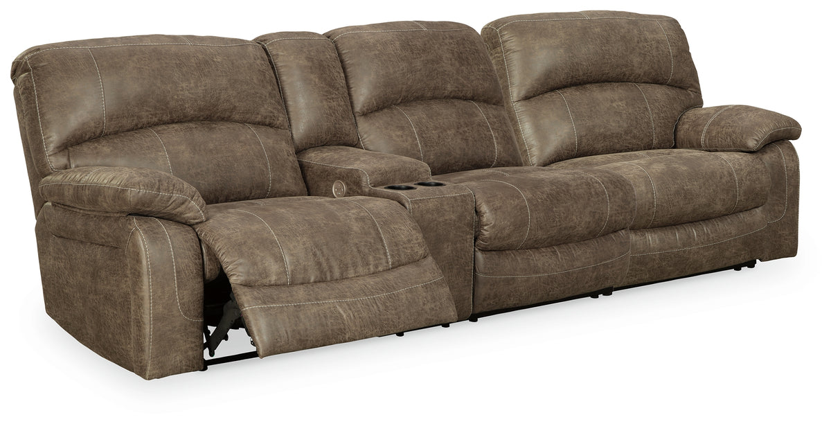 Furniture City Laplace - Ashley Furniture - Segburg Sectionals - 2-Piece Power Reclining Sectional Sofa / Driftwood - 34303S1
