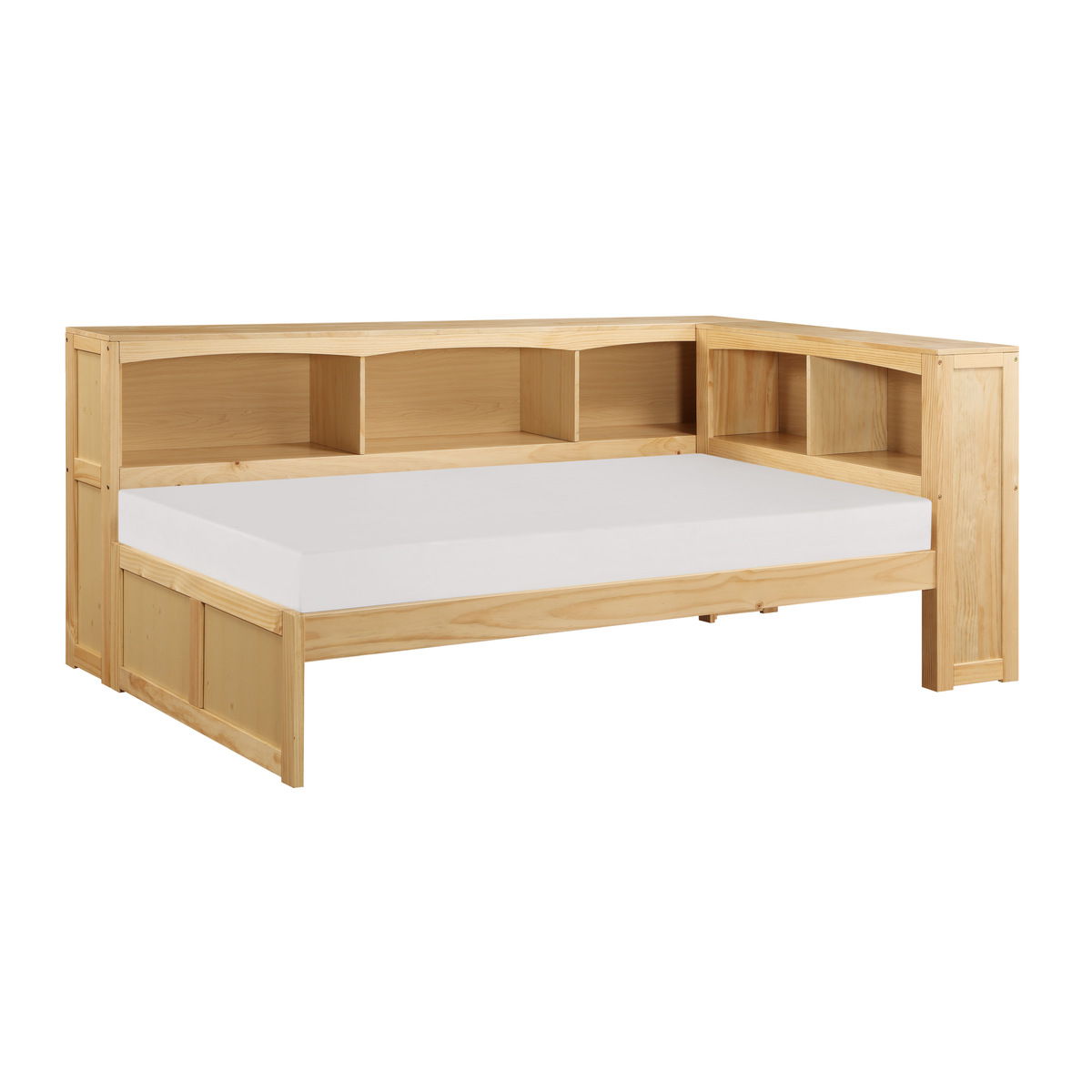 Bartly - Bookcase Corner Bed