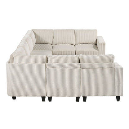 Walterboro - Sectional With Storage, Storage Pouches And Charging Ports