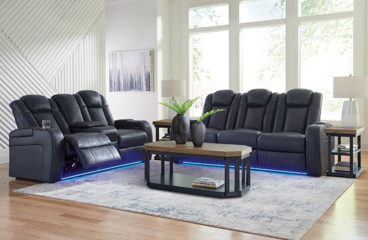 Furniture City Laplace - Ashley Furniture - Fyne-Dyme Power Reclining Sofa, Loveseat and Recliner - Power Reclining Sofa, Loveseat and Recliner - 36603U2