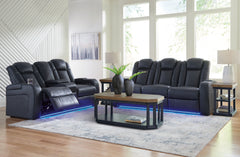 Furniture City Laplace - Ashley Furniture - Fyne-Dyme Power Reclining Sofa, Loveseat and Recliner - Power Reclining Sofa, Loveseat and Recliner - 36603U2