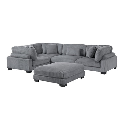 Traverse - Sectional With Ottoman