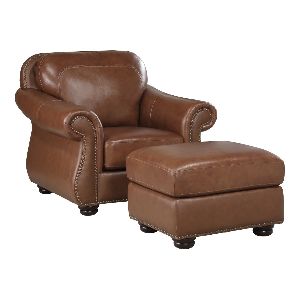 Attleboro - Ottoman - Camel Brown