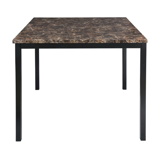 Tempe - 5 Piece Dining Room Set (Table & 4 Side Chairs) - Brown / Black