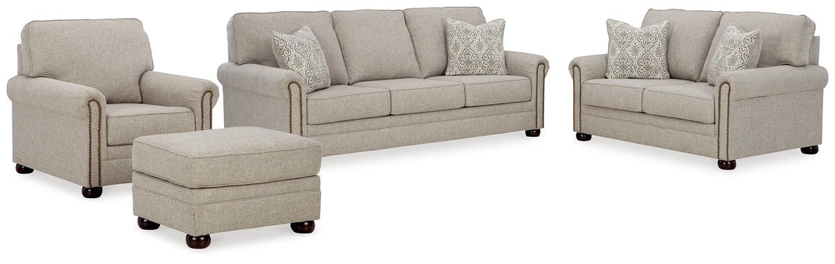Furniture City Laplace - Ashley Furniture - Gaelon Sofa, Loveseat, Chair and Ottoman - Sofa, Loveseat, Chair and Ottoman - 37307U3