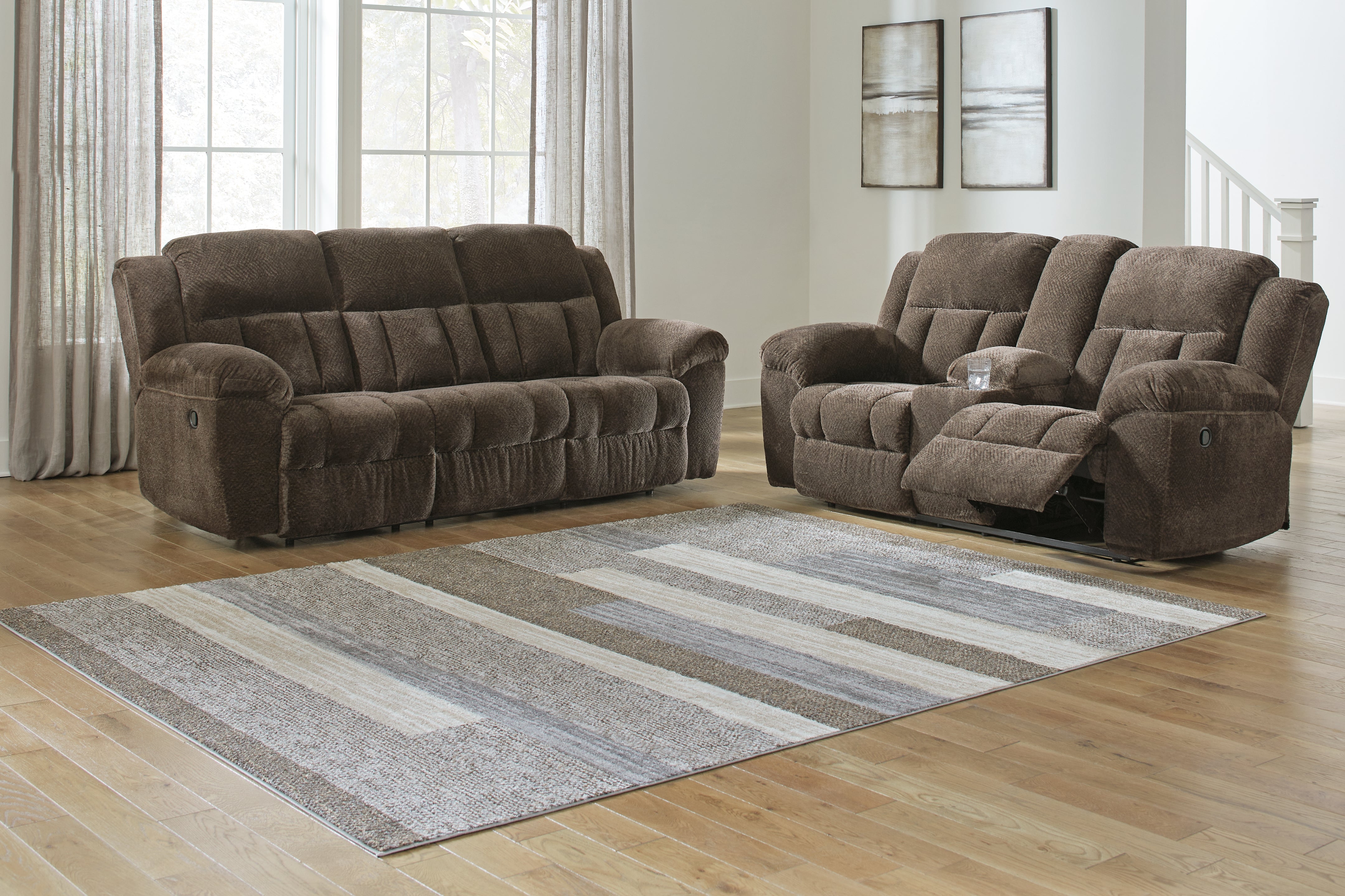 Furniture City Laplace - Ashley Furniture - Frohn Reclining Sofa and Loveseat - Reclining Sofa and Loveseat - 37407U1
