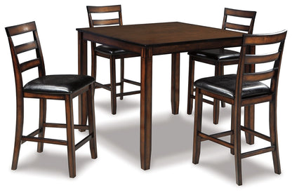 Coviar - DRM Counter Table Set (Set of 5) - Brown