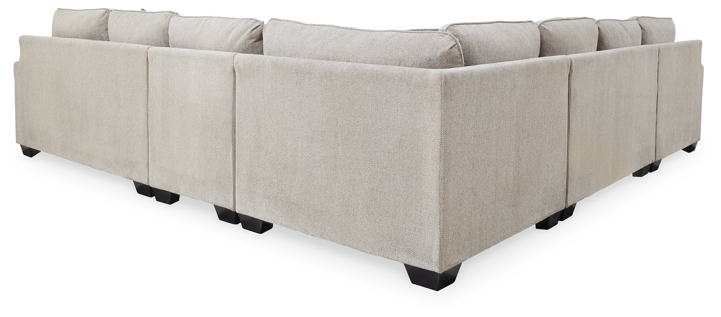 Furniture City Laplace - Ashley Furniture - Ardsley Sectionals - RAF 5-Piece Sectional with Chaise / Pewter - 39504S15