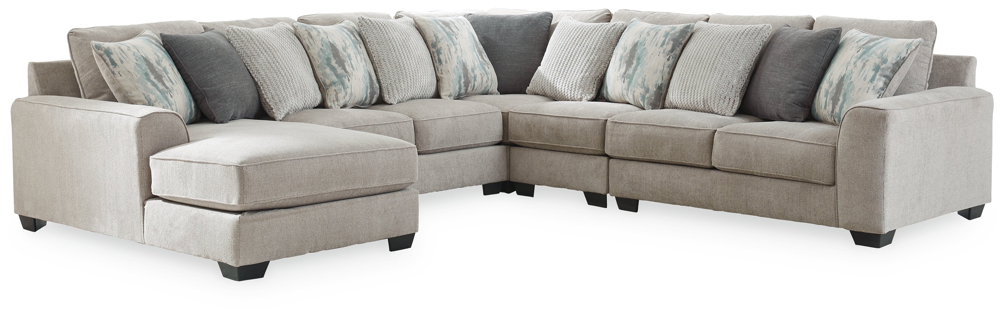 Furniture City Laplace - Ashley Furniture - Ardsley Sectionals - RAF 5-Piece Sectional with Chaise - 39504S15
