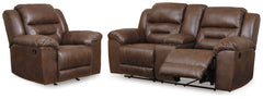 Stoneland Reclining Loveseat and Recliner