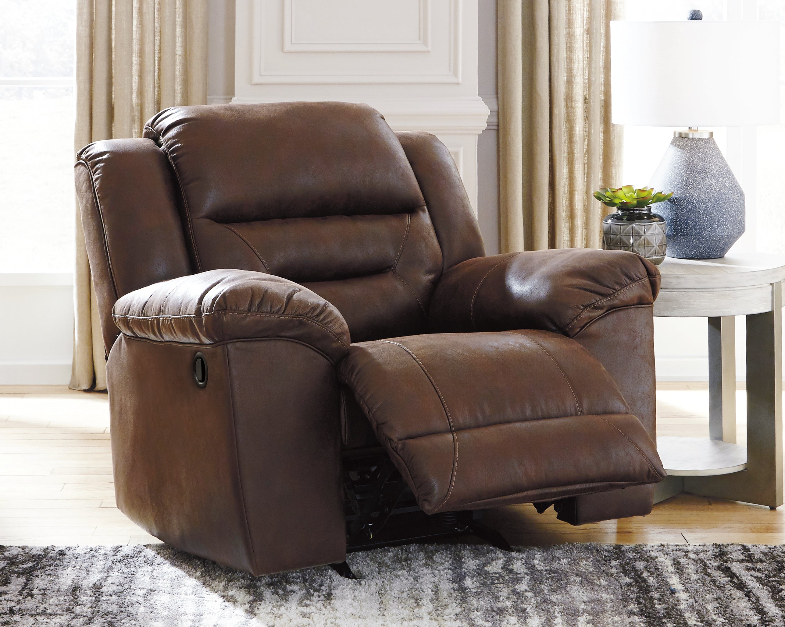 Furniture City Laplace - Ashley Furniture - StonelandLiving Room - Rocker Recliner / Fossil - 3990425