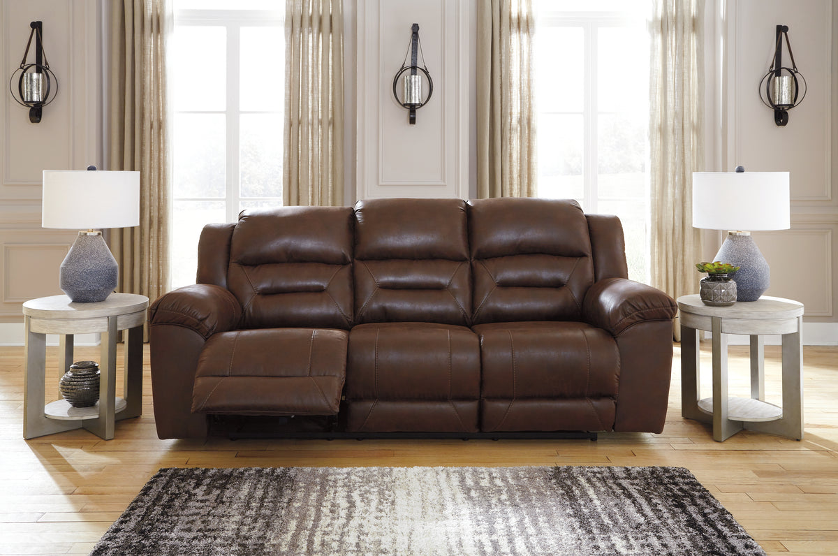 Furniture City Laplace - Ashley Furniture - Stoneland Reclining Sofa - Reclining Sofa - 3990488