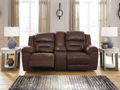 Furniture City Laplace - Ashley Furniture - Stoneland Power Reclining Loveseat with Console - DBL REC PWR Loveseat w/Console - 3990496