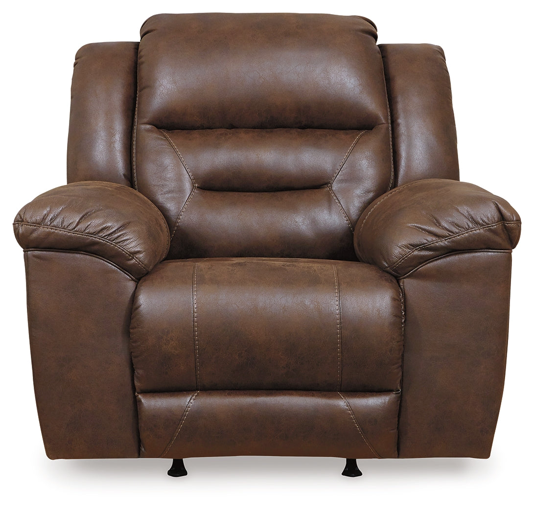 Furniture City Laplace - Ashley Furniture - StonelandLiving Room - Power Rocker Recliner / Chocolate - 3990498